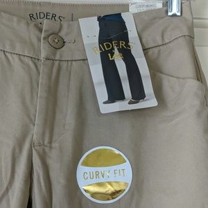 lee riders curvy fit trousers